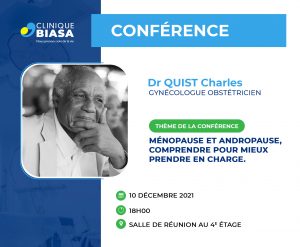 Conférence avec Dr QUIST Charles