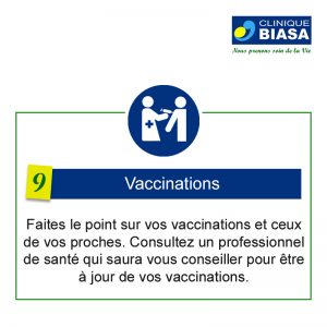 CLINIQUE BIASA – Vaccinations