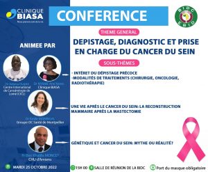 Lire la suite à propos de l’article Conférence sur le cancer du sein à la BIDC